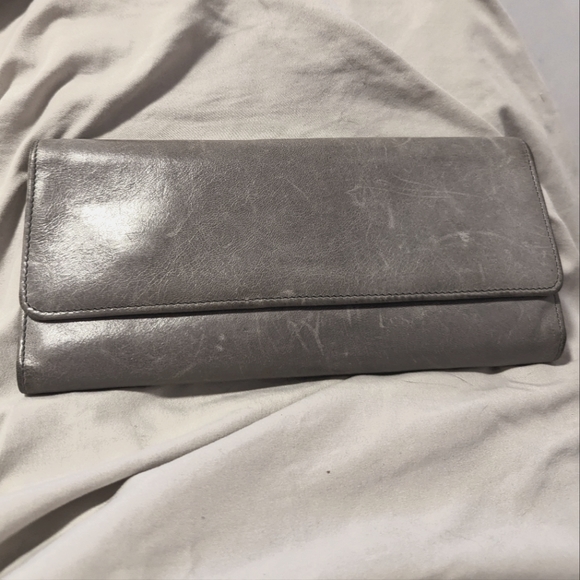 Hobo trifold grey wallet - Picture 1 of 6